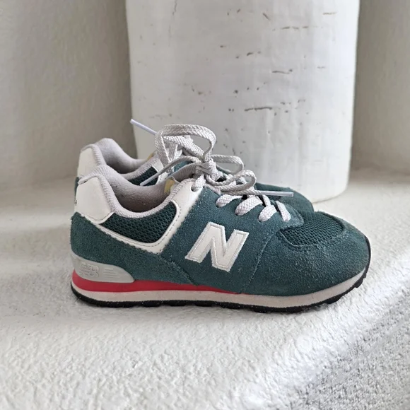 Toddler New Balance Classic 574 In New Spruce - Picture 2 of 13